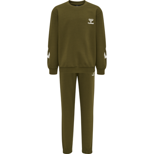 hmlVENTI TRACKSUIT, DARK OLIVE, packshot