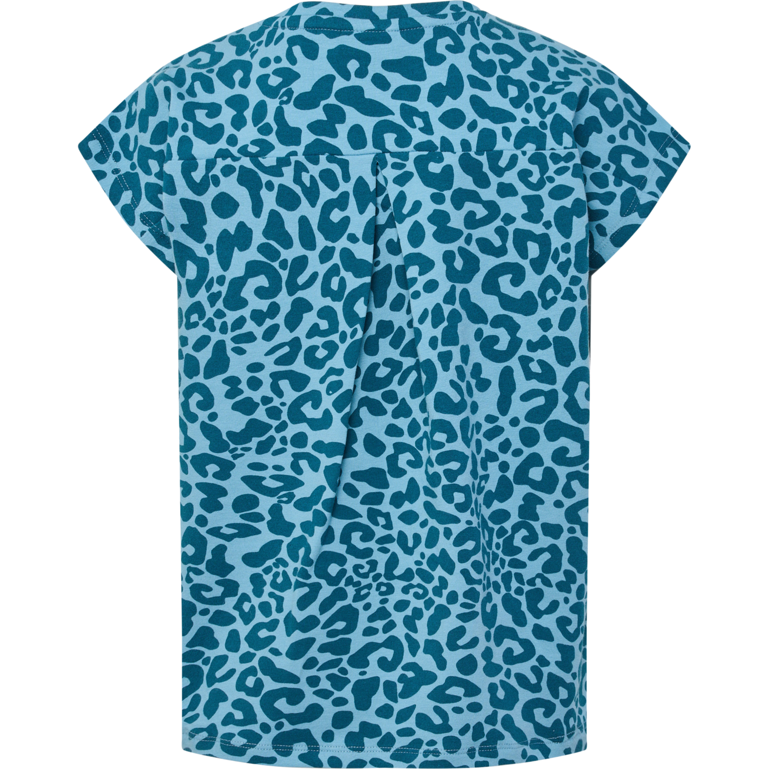 hmlFLOWY AOP T-SHIRT S/S, BLUE CORAL, packshot