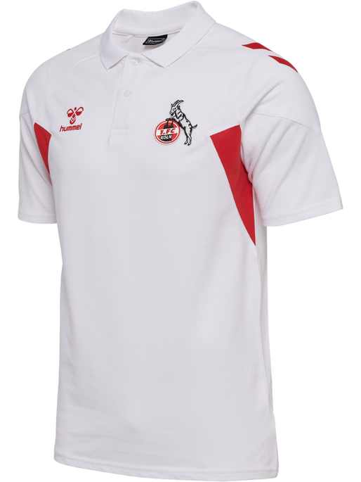 1FCK 23/24 TRAVEL POLO, WHITE 1FCK 23/24 TRAVEL POLO, WHITE, packshot