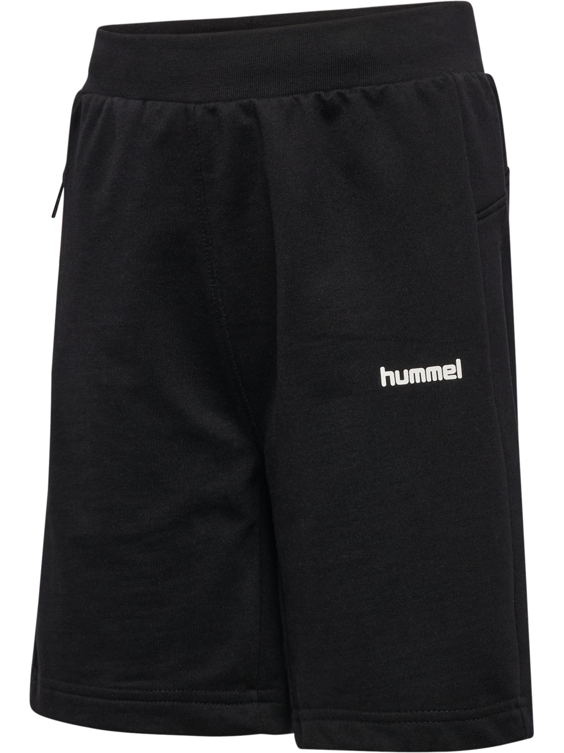 hmlJR REGULAR ADJ WAIST SHORTS, BLACK, packshot