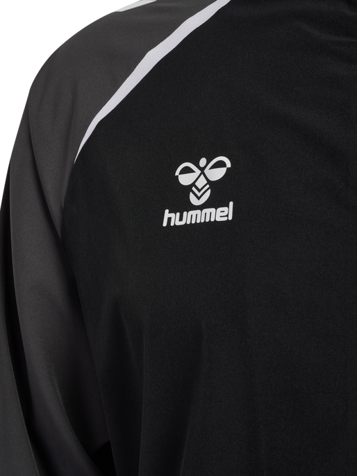 hmlLEAD 2.0 WOVEN JACKET, BLACK/ASPHALT hmlLEAD 2.0 WOVEN JACKET, BLACK/ASPHALT, packshot