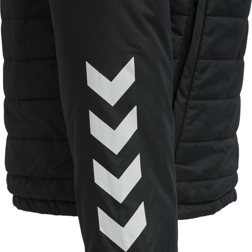 hmlPROMO SHORT BENCH JACKET, BLACK, packshot