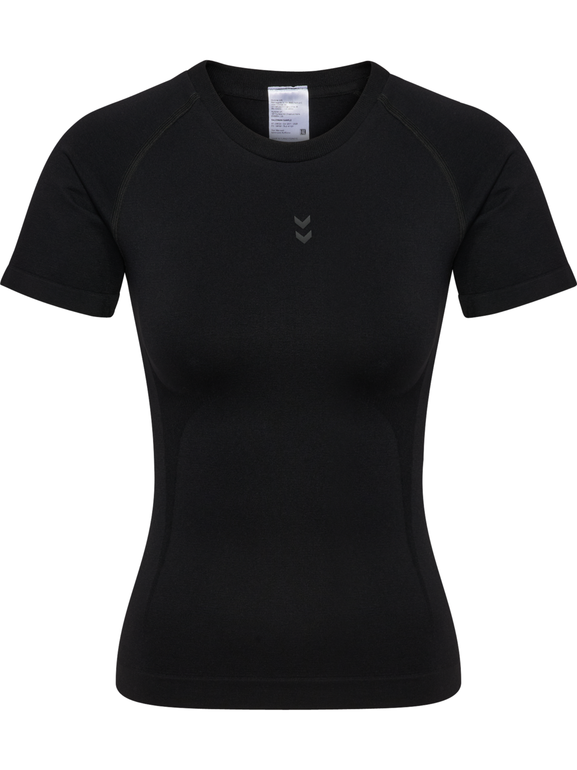 hmlFLOW T-SHIRT S/S, BLACK, packshot