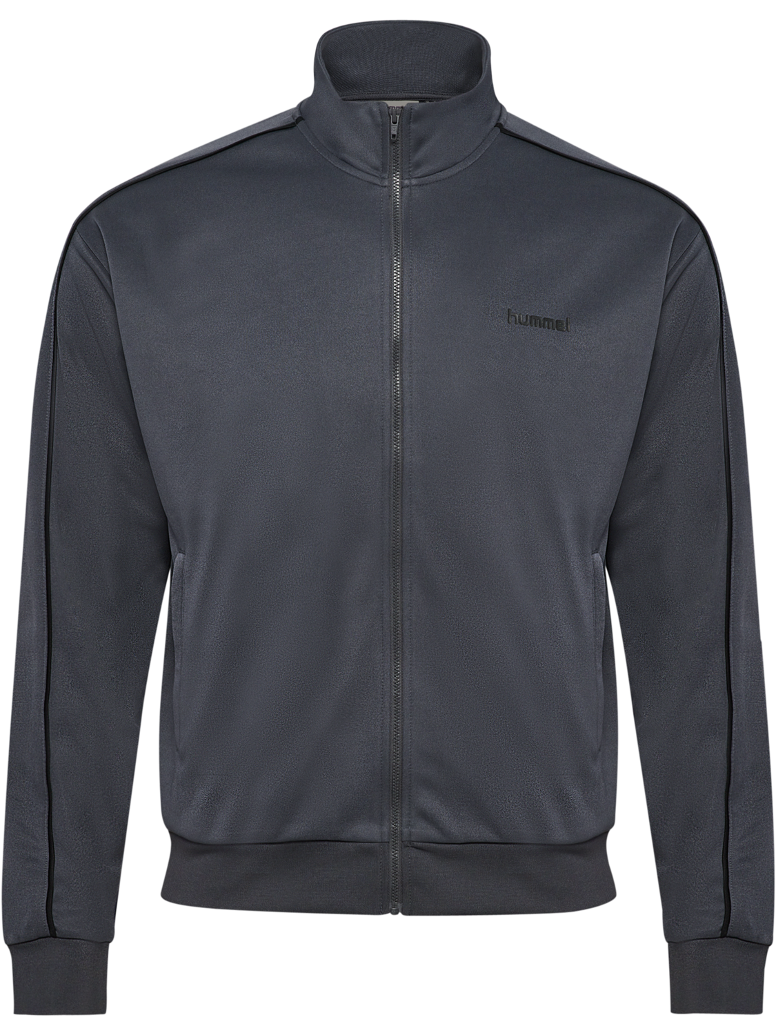 hmlCLUB TRACK TOP, EBONY, packshot