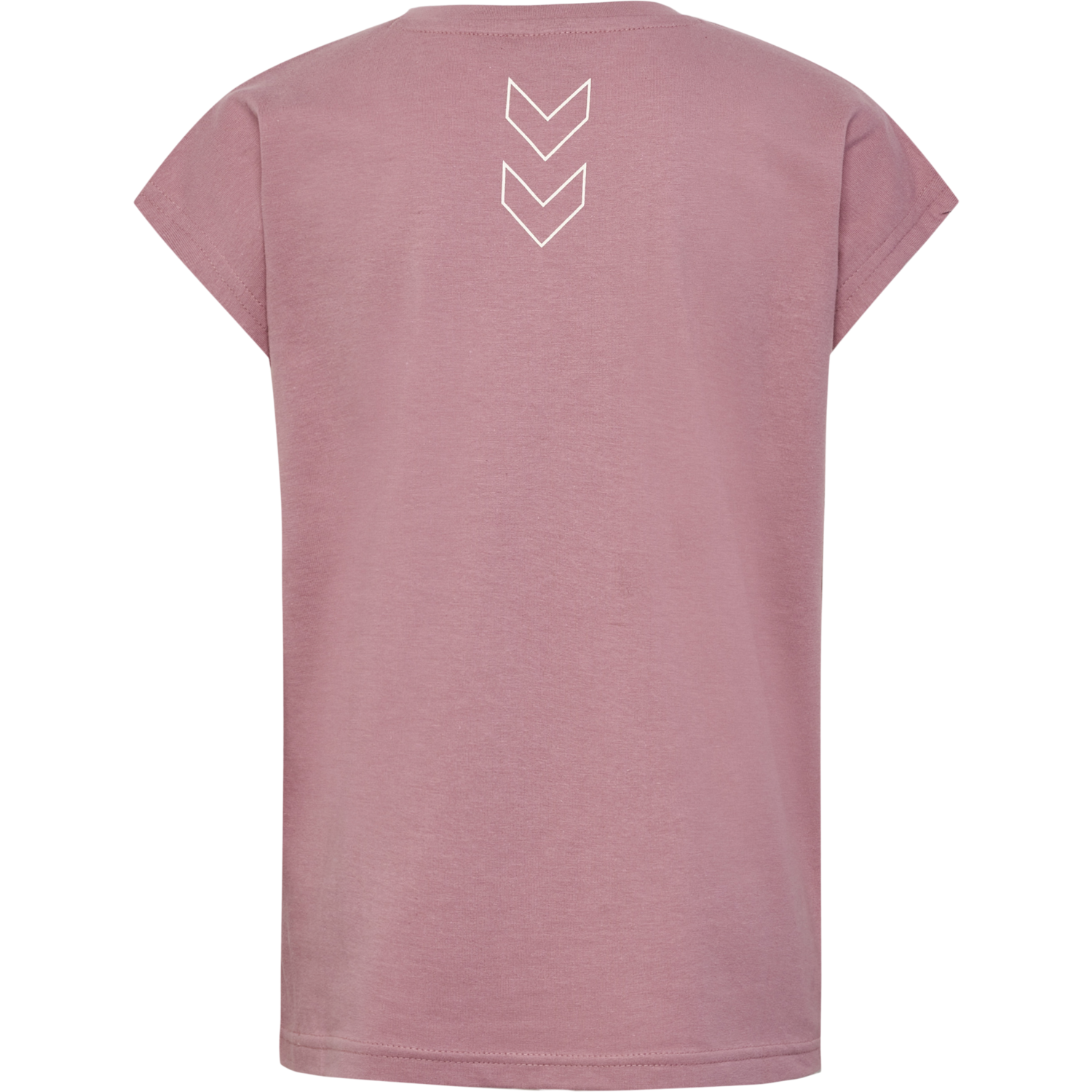 hmlBOXLINE T-SHIRT S/S 2 PK, GREY MELANGE/WOODROSE, packshot