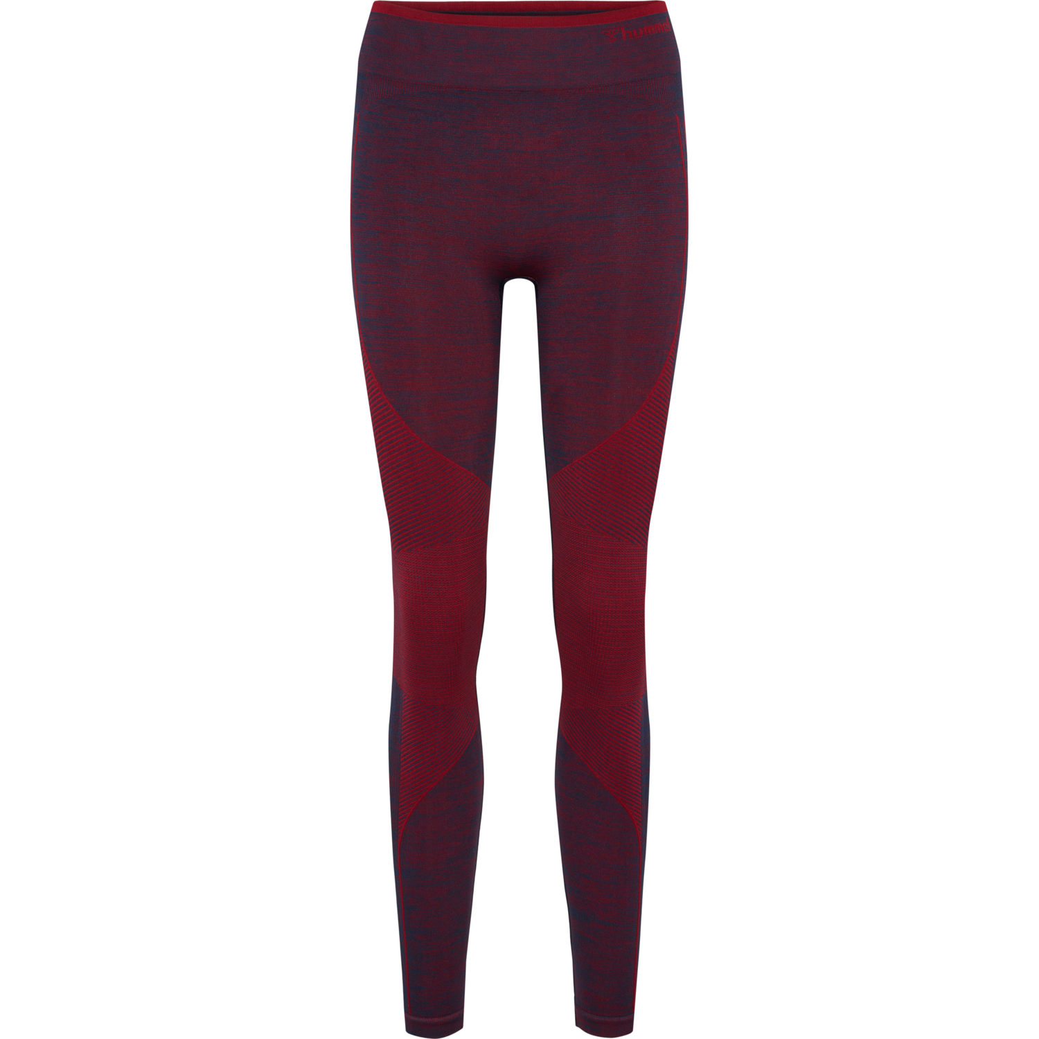 hmlMT ALY SEAMLESS HW TIGHTS, INSIGNIA BLUE/CABERNET MELANGE, packshot