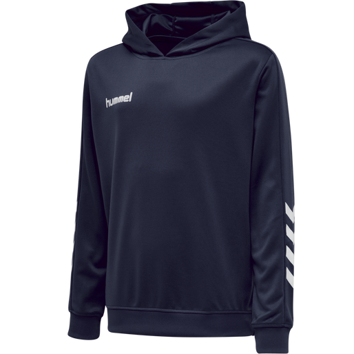 hmlPROMO KIDS POLY HOODIE, MARINE, packshot