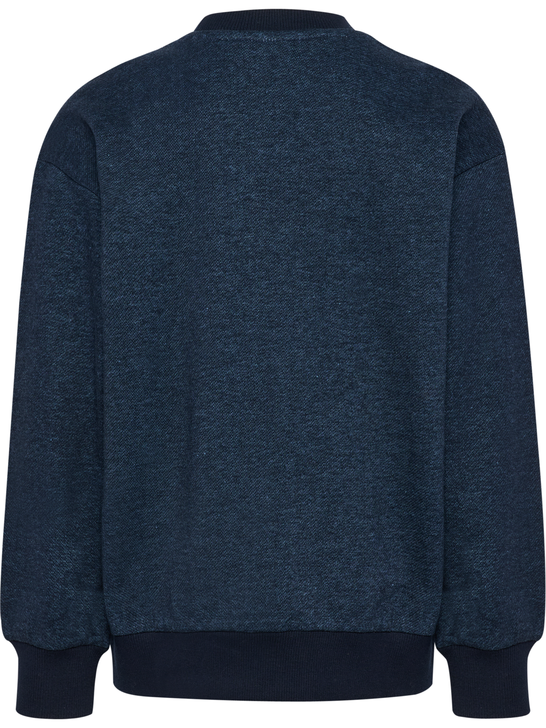 hmlJR LOOSE DNM CREWNECK BEE, DRESS BLUES, packshot