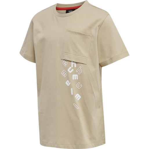 hmlMARCEL T-SHIRT S/S, HUMUS, packshot