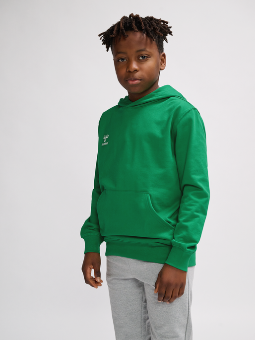 hmlGO 2.0 HOODIE KIDS, JELLY BEAN, model