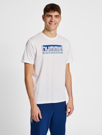 hmlLGC ROWAN T-SHIRT, WHITE, model