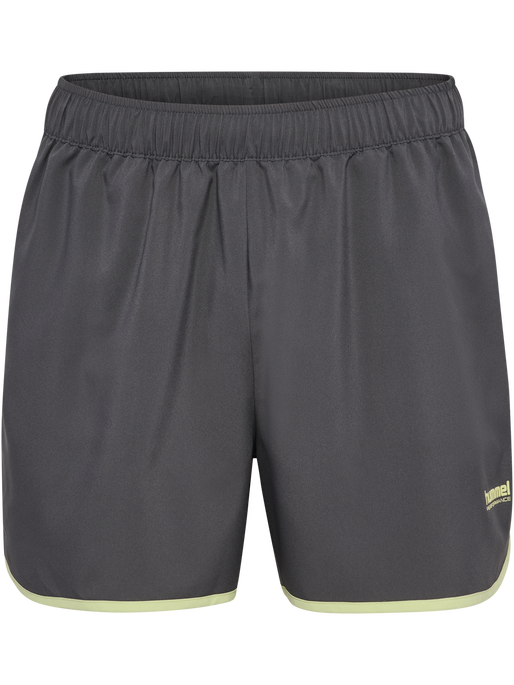hmlPULSE HERITAGE SHORTS, BLACKENED PEARL, packshot