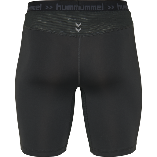 HML FIRST PERFORMANCE TIGHT SHORTS, BLACK, packshot