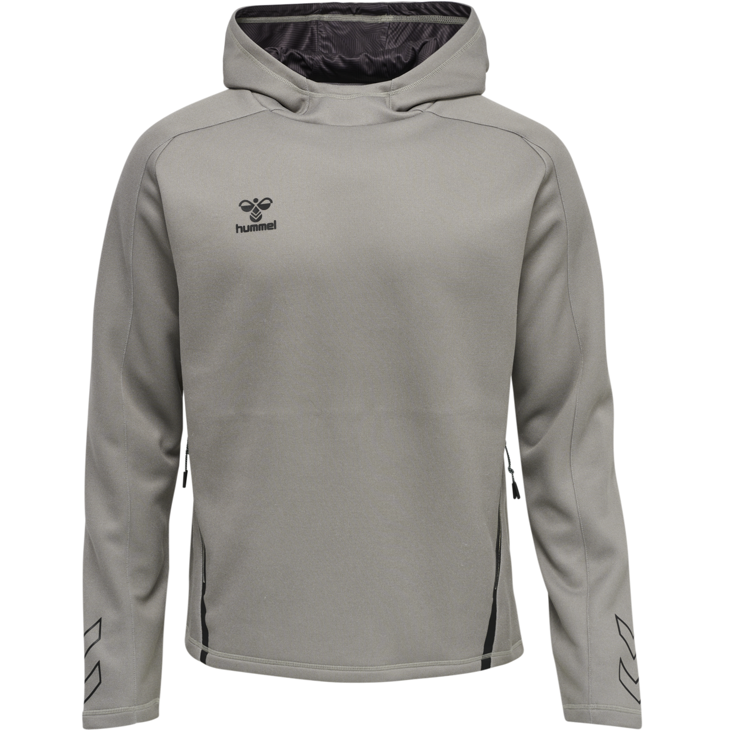 hmlCIMA XK HOODIE, GREY MELANGE, packshot