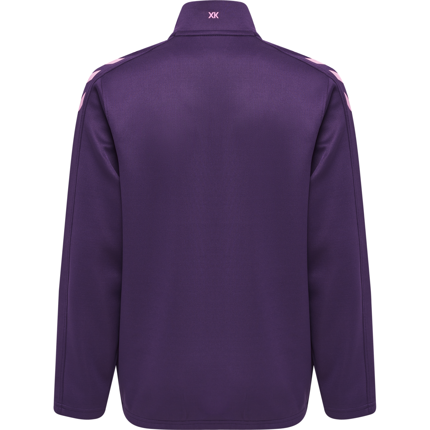 hmlCORE XK HALF ZIP POLY SWEAT KIDS, ACAI, packshot