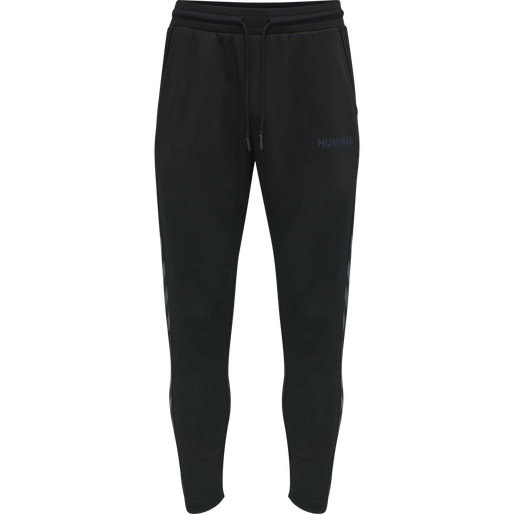 hmlLEGACY POLY TAPERED PANTS, BLACK, packshot