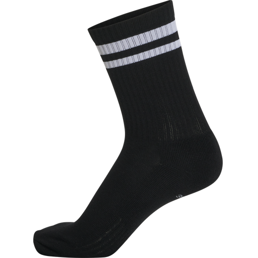 hmlRETRO 4-PACK SOCKS MIX, WHITE/BLACK, packshot