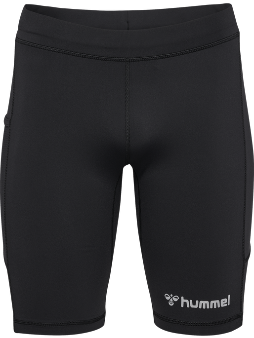 hmlRUN SHORT TIGHT, BLACK, packshot