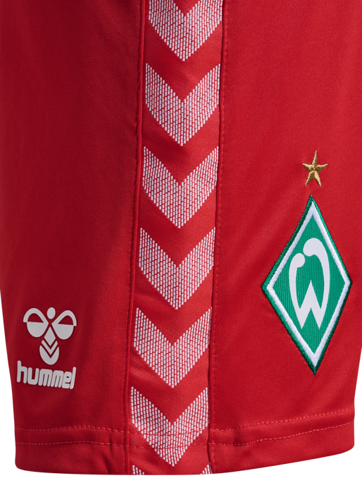 WER 23/24 GK SHORTS KIDS, TRUE RED, packshot