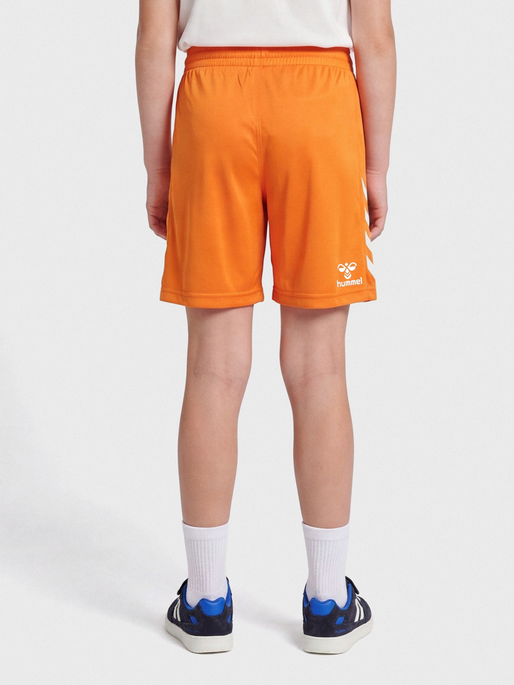 hmlCORE XK POLY SHORTS KIDS, ORANGE TIGER, model