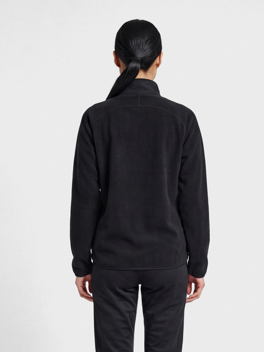 hmlGO FLEECE JACKET WOMAN, BLACK, model