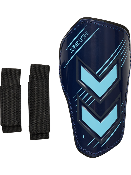 hmlSHIN GUARDS SUPER LIGHT, MARINE/BLUE FISH hmlSHIN GUARDS SUPER LIGHT, MARINE/BLUE FISH, packshot