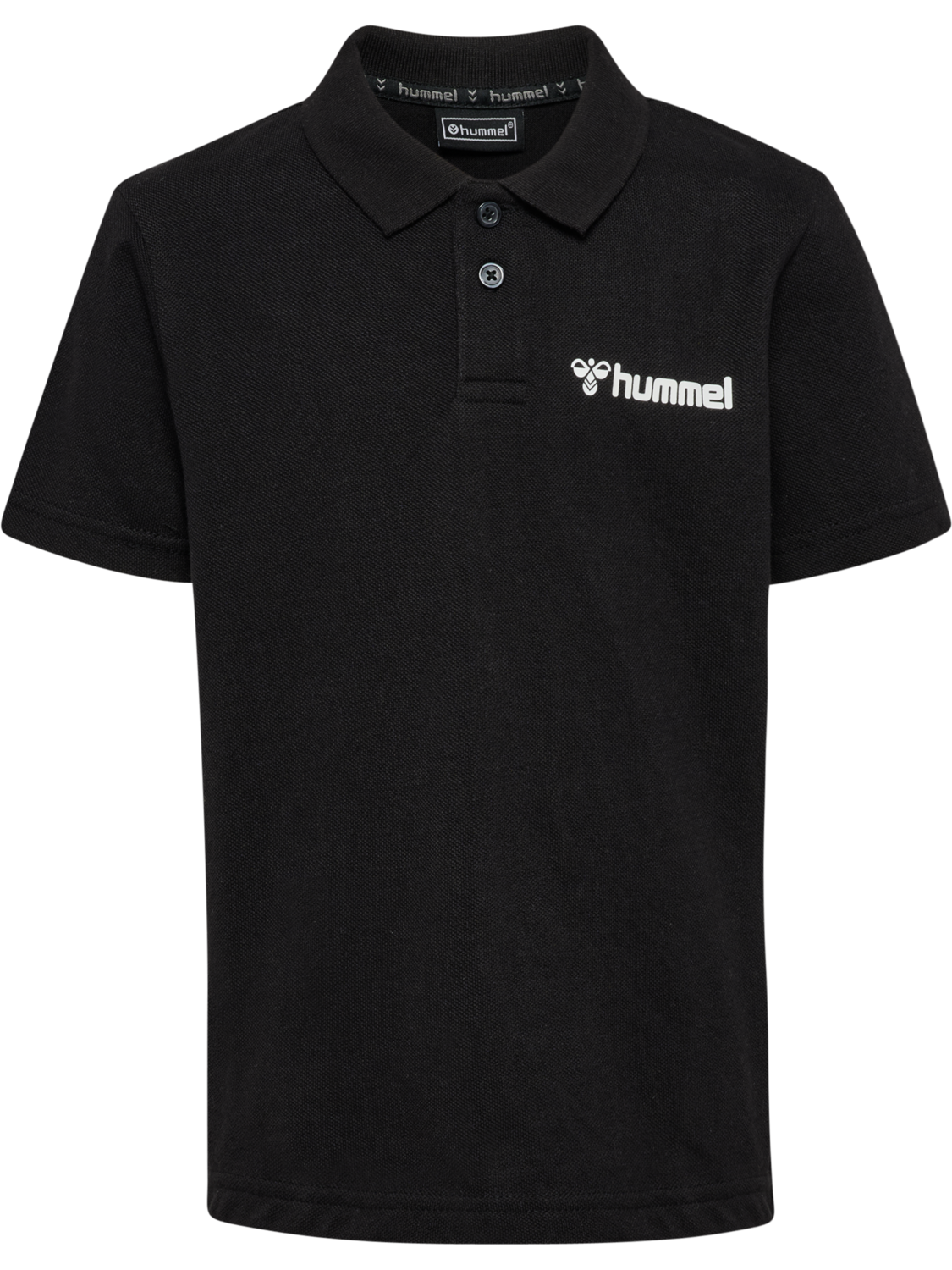 hmlMOVER COTTON POLO KIDS, BLACK, packshot