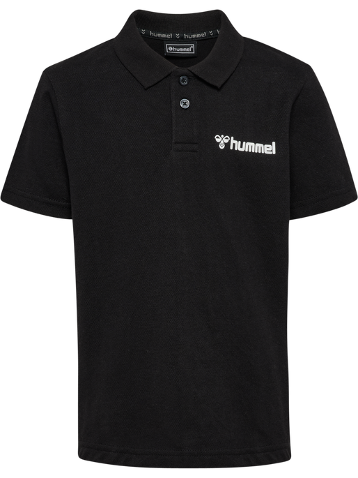 hmlMOVER COTTON POLO KIDS, BLACK, packshot