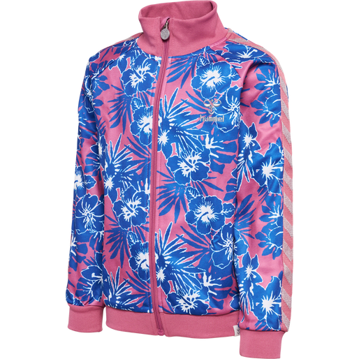 hmlFLOWERY ZIP JACKET, HEATHER ROSE, packshot