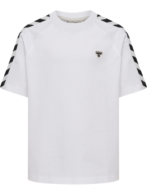 hmlJR ARCHIVE LOOSE T-SHIRT S/S, BLANC DE BLANC hmlJR ARCHIVE LOOSE T-SHIRT S/S, BLANC DE BLANC, packshot