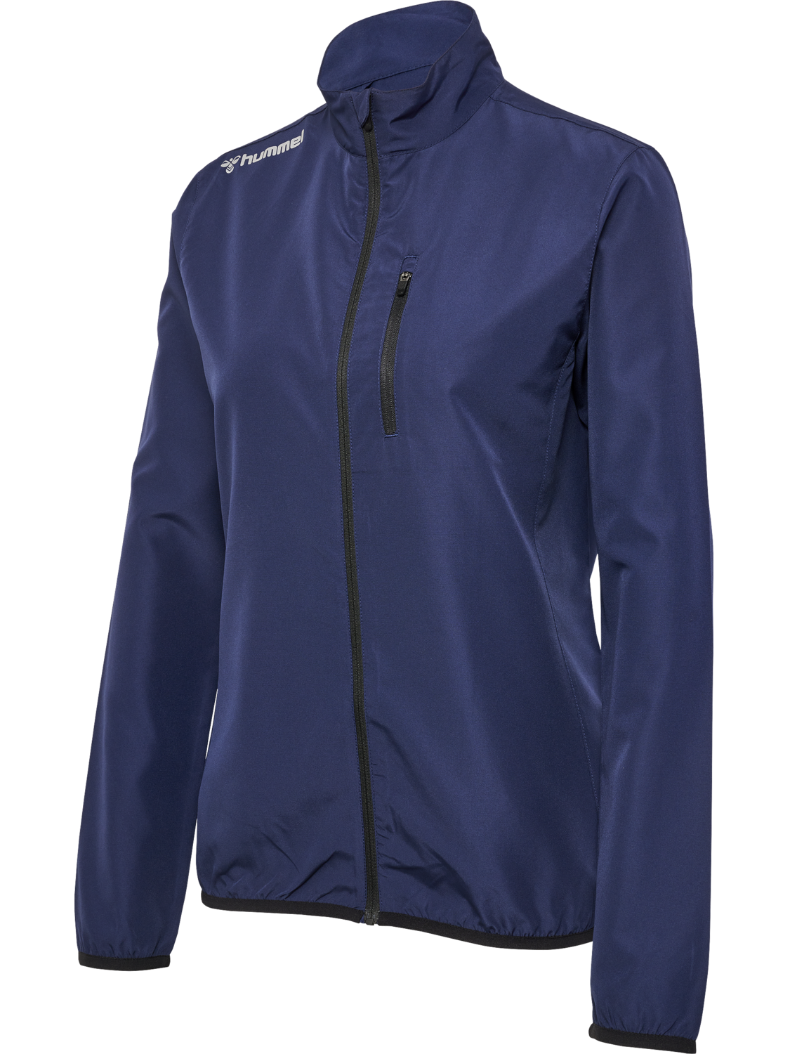 hmlRUN JACKET WOMAN, BLACK IRIS, packshot