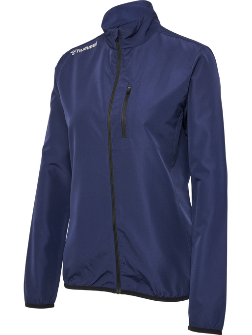 hmlRUN JACKET WOMAN, BLACK IRIS hmlRUN JACKET WOMAN, BLACK IRIS, packshot