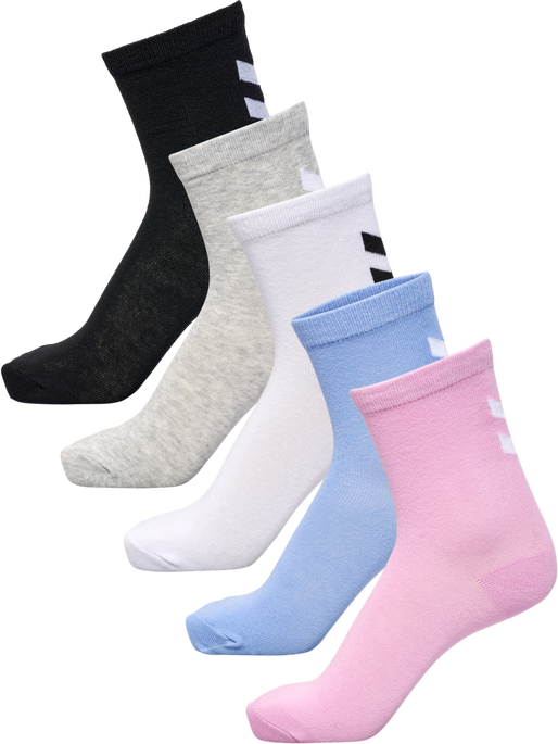 hmlMAKE MY DAY SOCK 5-PACK, PASTEL LAVENDER, packshot