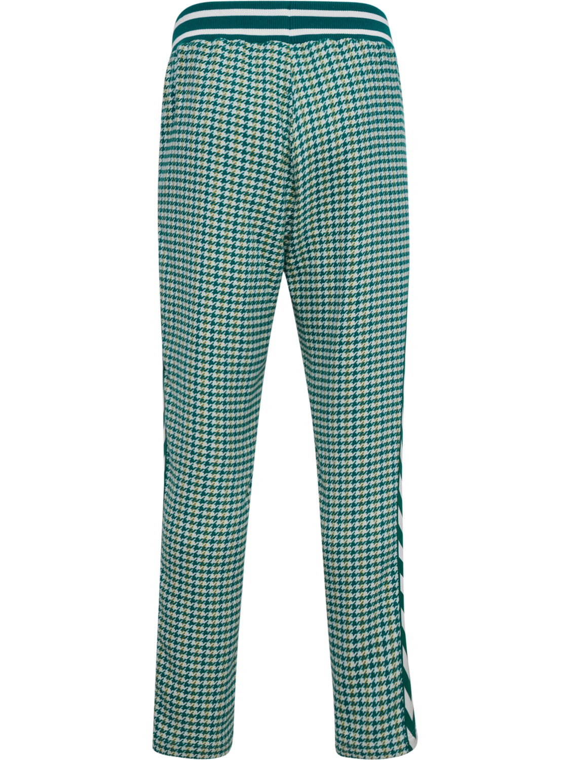 Pepita Woven Logotape Trackpants, YELLOW/LIGHT BLUE/TEAL, packshot