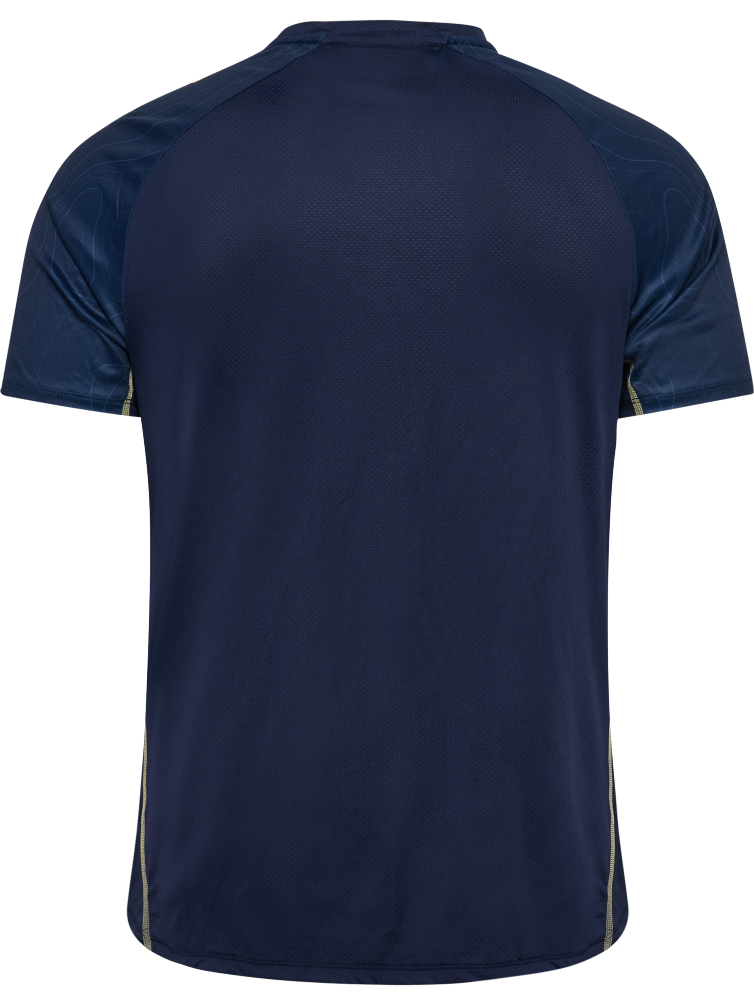 hmlBLAZE 2.0 TRAINING JERSEY S/S, MARINE/SHADOW LIME, packshot