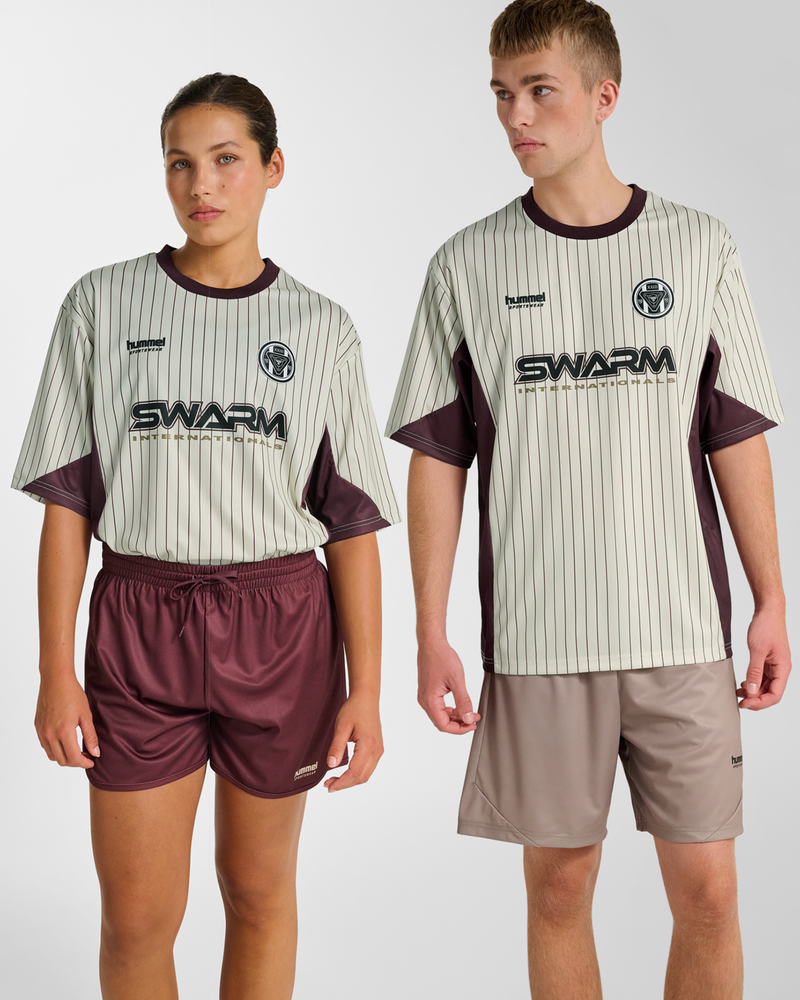 Hmlloose Jersey Ss Stripe Topscorer