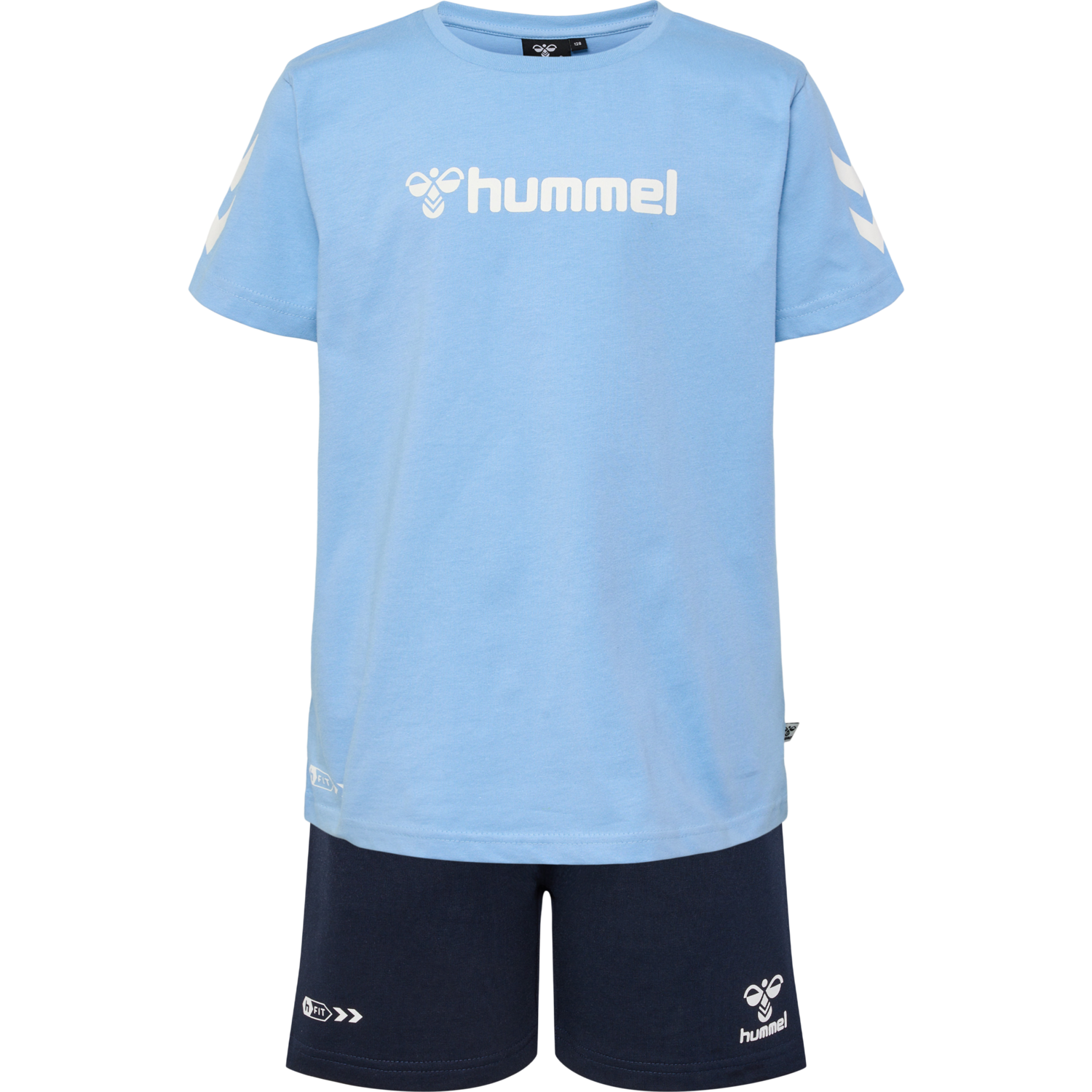 hmlNOVET SHORTS SET, DUSK BLUE, packshot