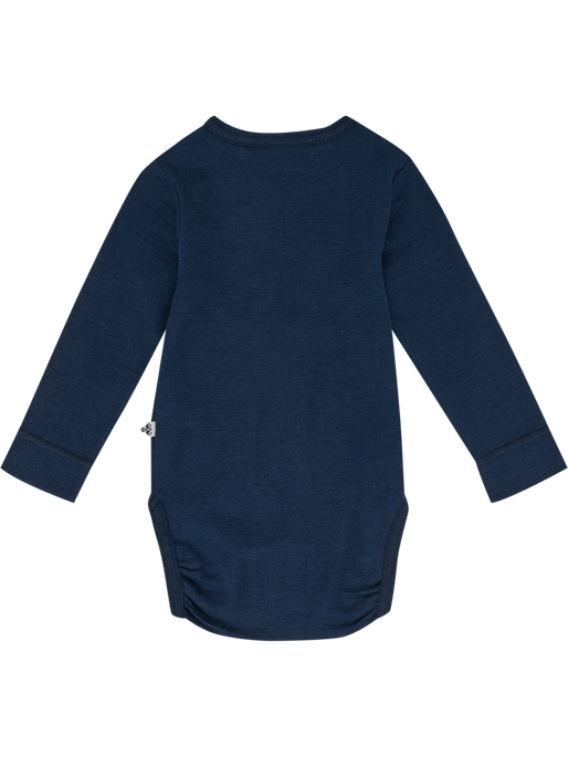 hmlMINI WOOL RIB BODY L/S, DRESS BLUES hmlMINI WOOL RIB BODY L/S, DRESS BLUES, packshot