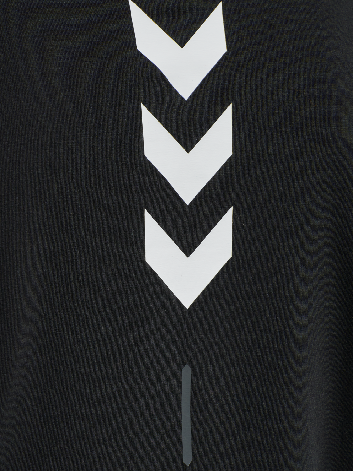 hmlTE CALLUM COTTON T-SHIRT, BLACK, packshot