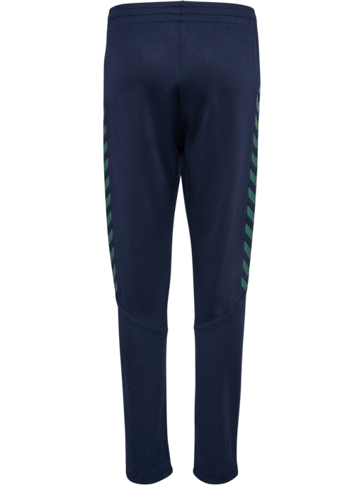hmlSTALTIC TRAINING PANTS KIDS, MARINE/DUCK GREEN, packshot