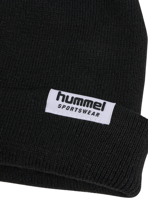 hmlRIB BEANIE SPORTSWEAR, BLACK, packshot