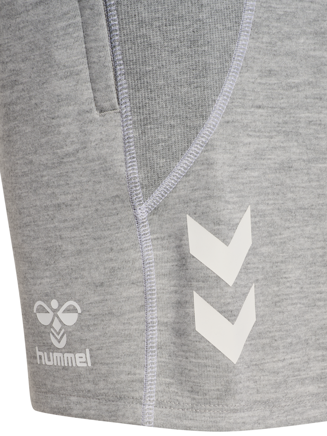 hmlMOVE 2.0 SHORTS WOMAN, GREY MELANGE, packshot