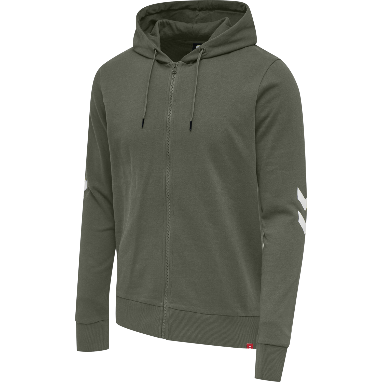 hmlLEGACY ZIP HOODIE, BEETLE, packshot