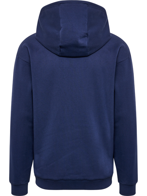 hmlFELIX LOOSE HOODIE, DRESS BLUES, packshot