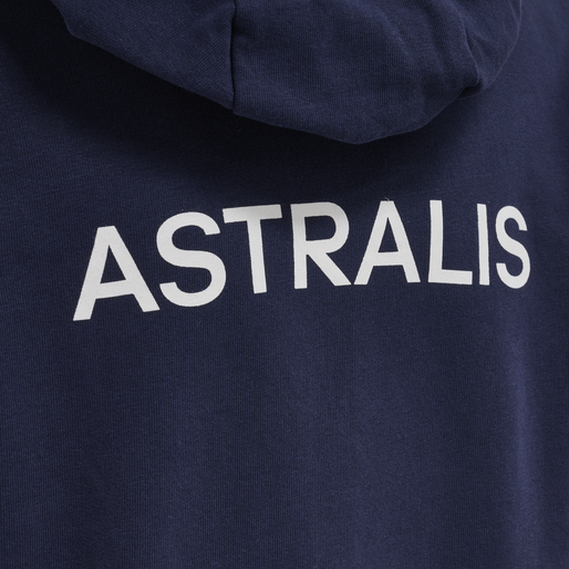 ASTRALIS 21/22 ZIP HOODIE KIDS, MARINE ASTRALIS 21/22 ZIP HOODIE KIDS, MARINE, packshot
