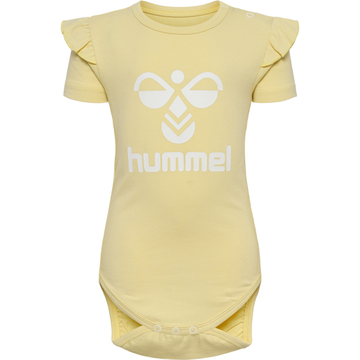 hmlDREAM RUFFLE BODY S/S, ITALIAN STRAW, packshot