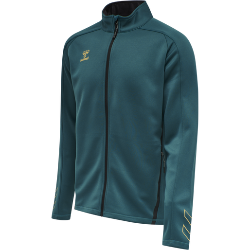 hmlCIMA XK ZIP JACKET, BLUE CORAL, packshot
