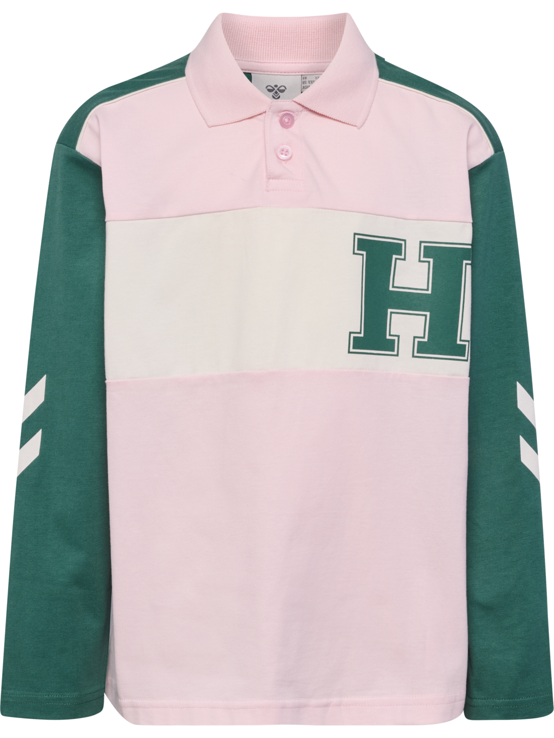 hmlROBIN JERSEY POLO L/S, BALLERINA, packshot