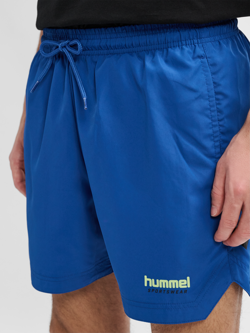 hmlLGC NED SWIM SHORTS, TRUE BLUE, model