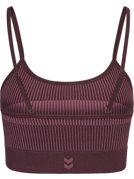 hmlYOGA SEAMLESS LOW SUPPORT BRA, FUDGE hmlYOGA SEAMLESS LOW SUPPORT BRA, FUDGE, packshot
